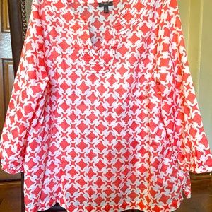 Talbots, light cotton material, v-neck, XL PETITE